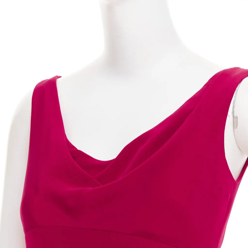 Vera Wang Red Dress Red Very good - Back View