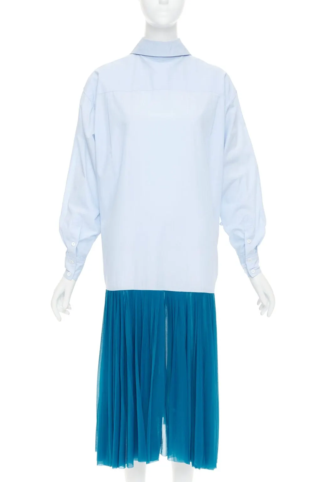 Celine Blue Dress Blue Very good - Front View
