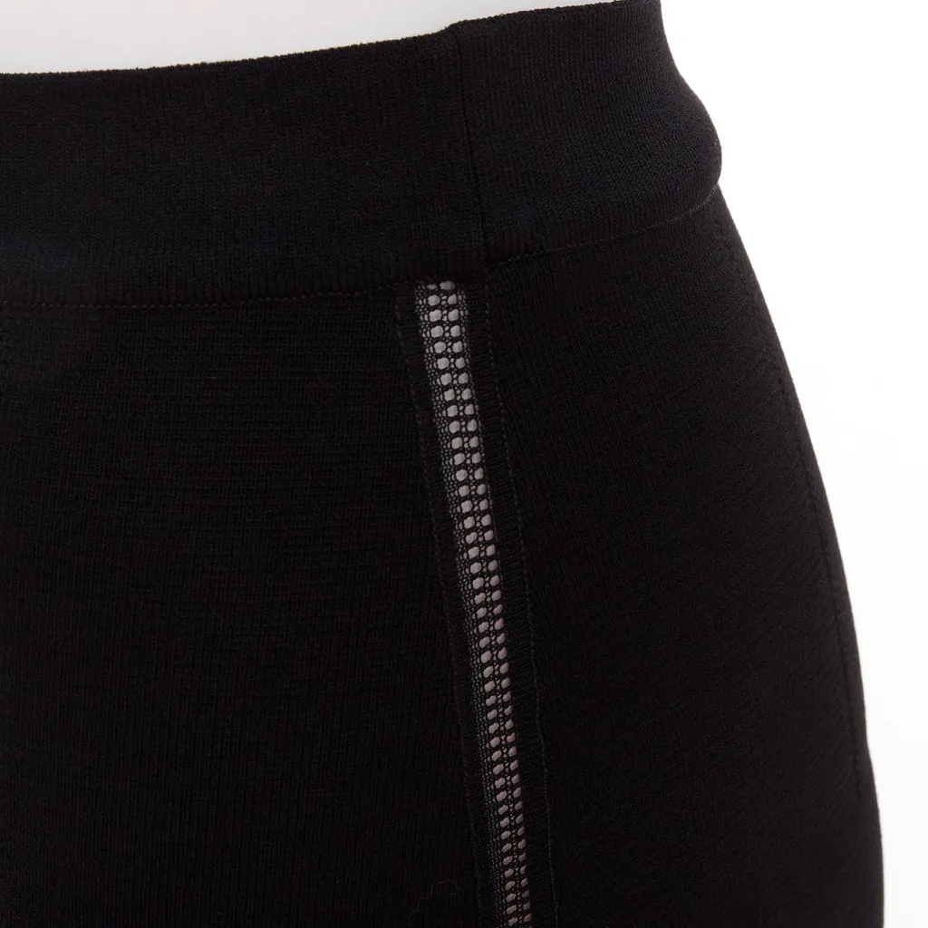 Oscar de la Renta Black Viscose Skirt Black Viscose Very good - Back View