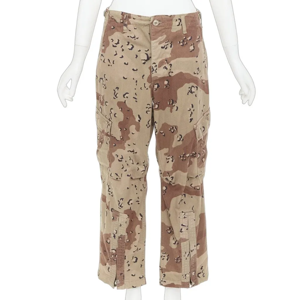 RE/DONE Desert Camo Beige Cotton Very good - Front View