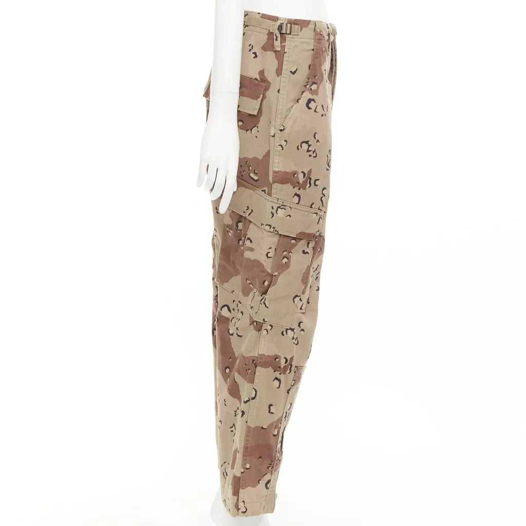RE/DONE Desert Camo Beige Cotton Very good - Model View