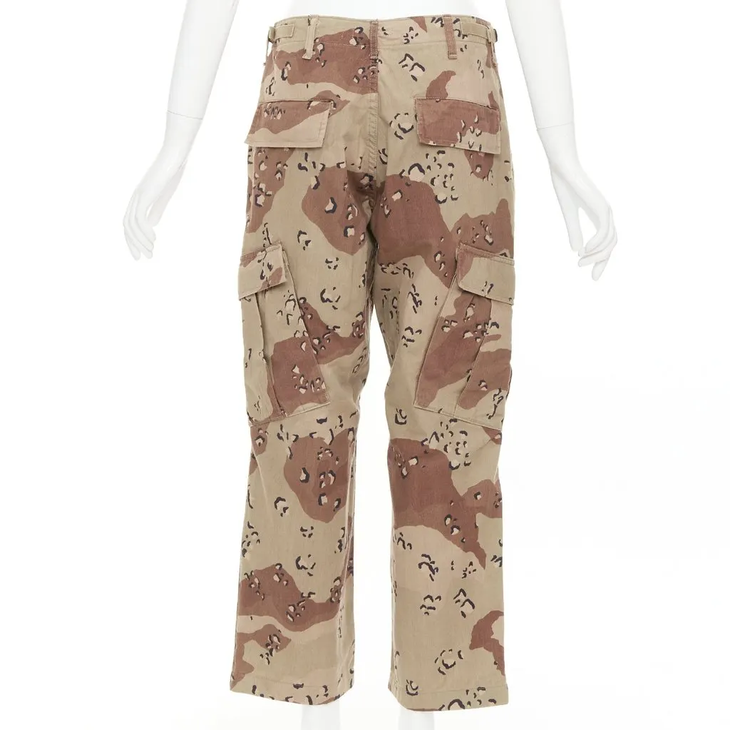 RE/DONE Desert Camo Beige Cotton Very good - Box View