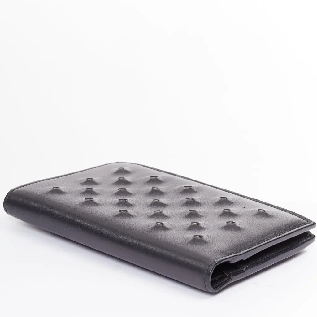 Bottega Veneta Black Leather Wallet Black Leather Good - Model View