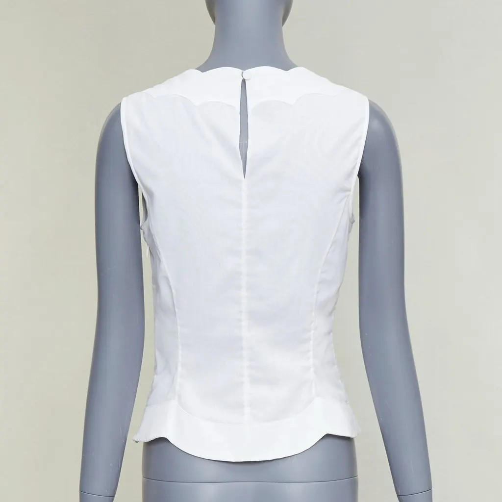 Dior White Cotton Top White Cotton Fair - Box View