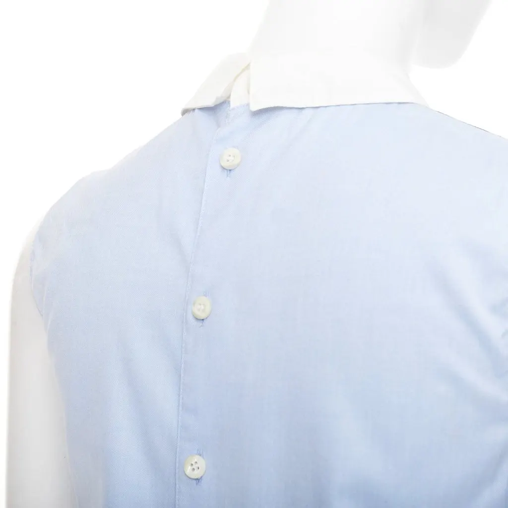Miu Miu Blue Cotton Top Blue Cotton Good - Back View