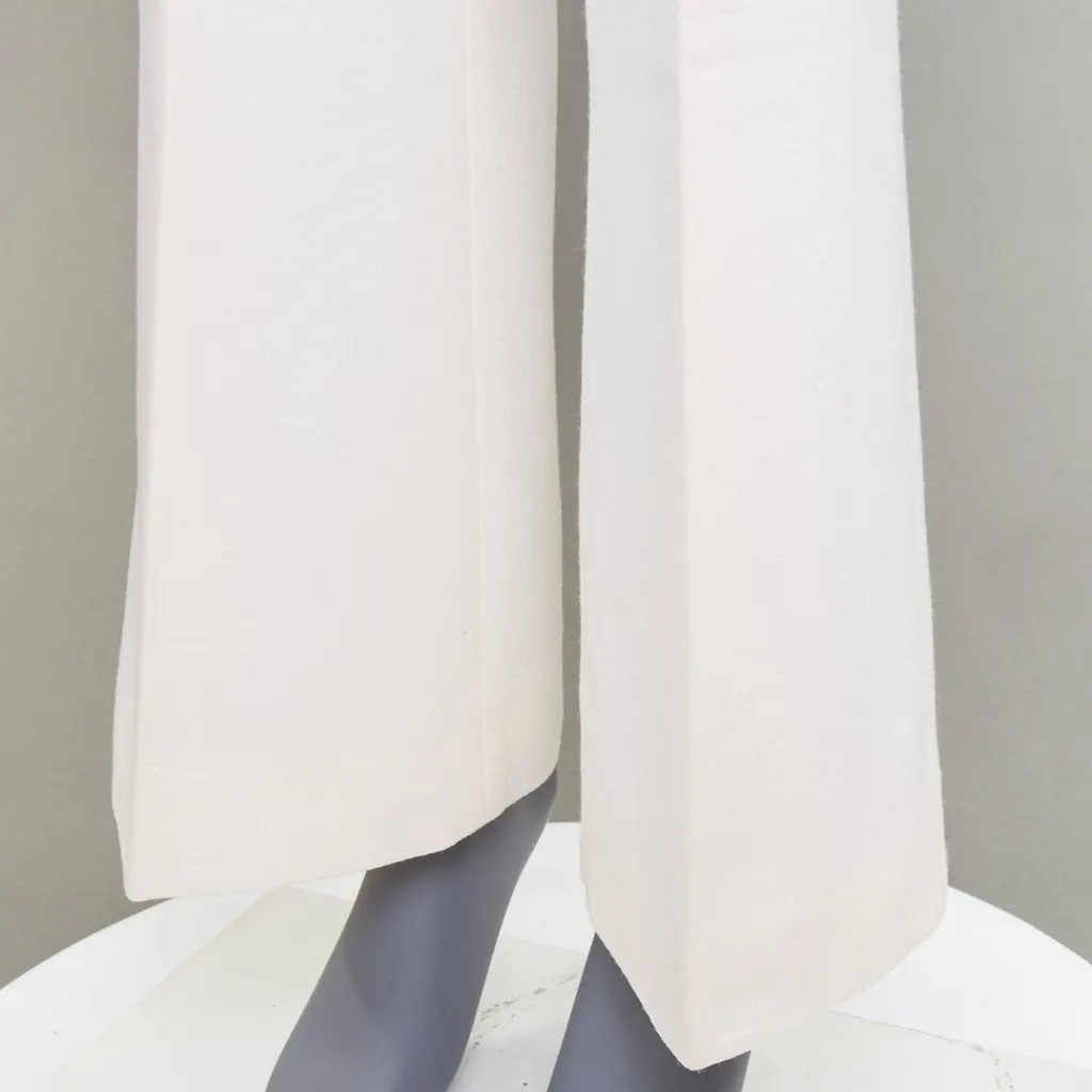 Emilia Wickstead Ecru Wool Trouser Beige Wool Very good - Back View