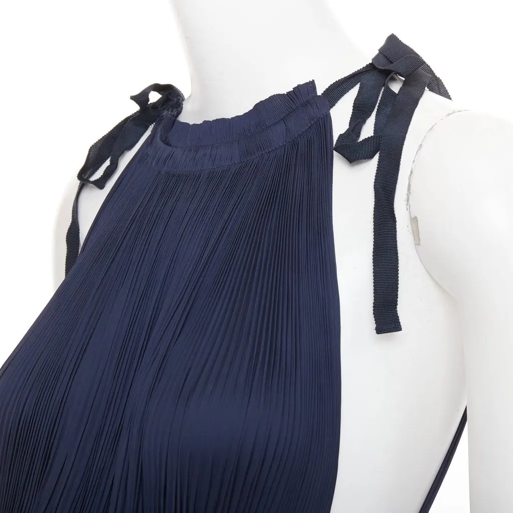 Ulla Johnson Navy Polyester Dress Navy Polyester Good - Box View