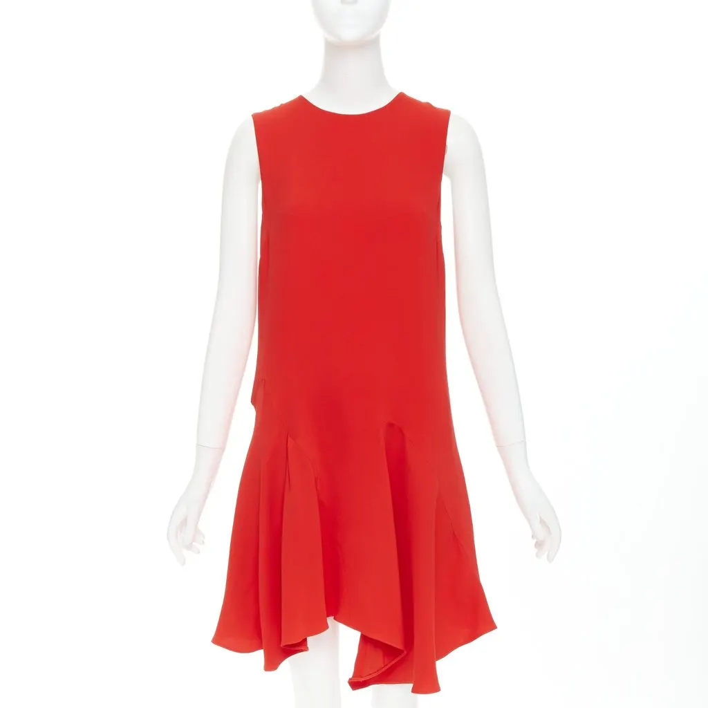 Dior Red Silk Dress Red Silk Very good - Front View