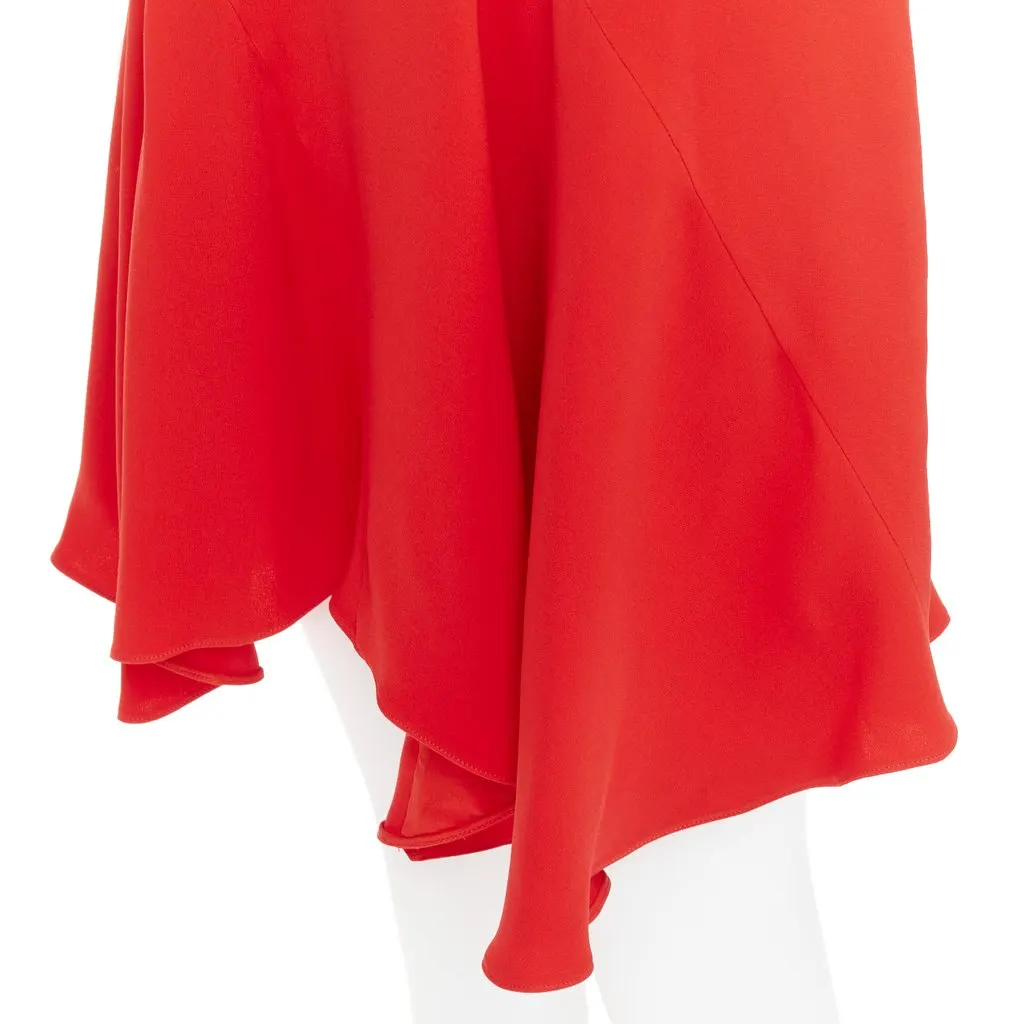 Dior Red Silk Dress Red Silk Very good - Back View