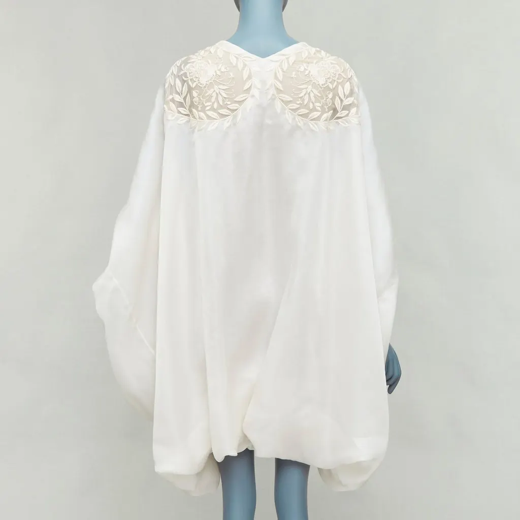 Alexander McQueen Ecru Silk Dress Beige Silk Very good - Box View