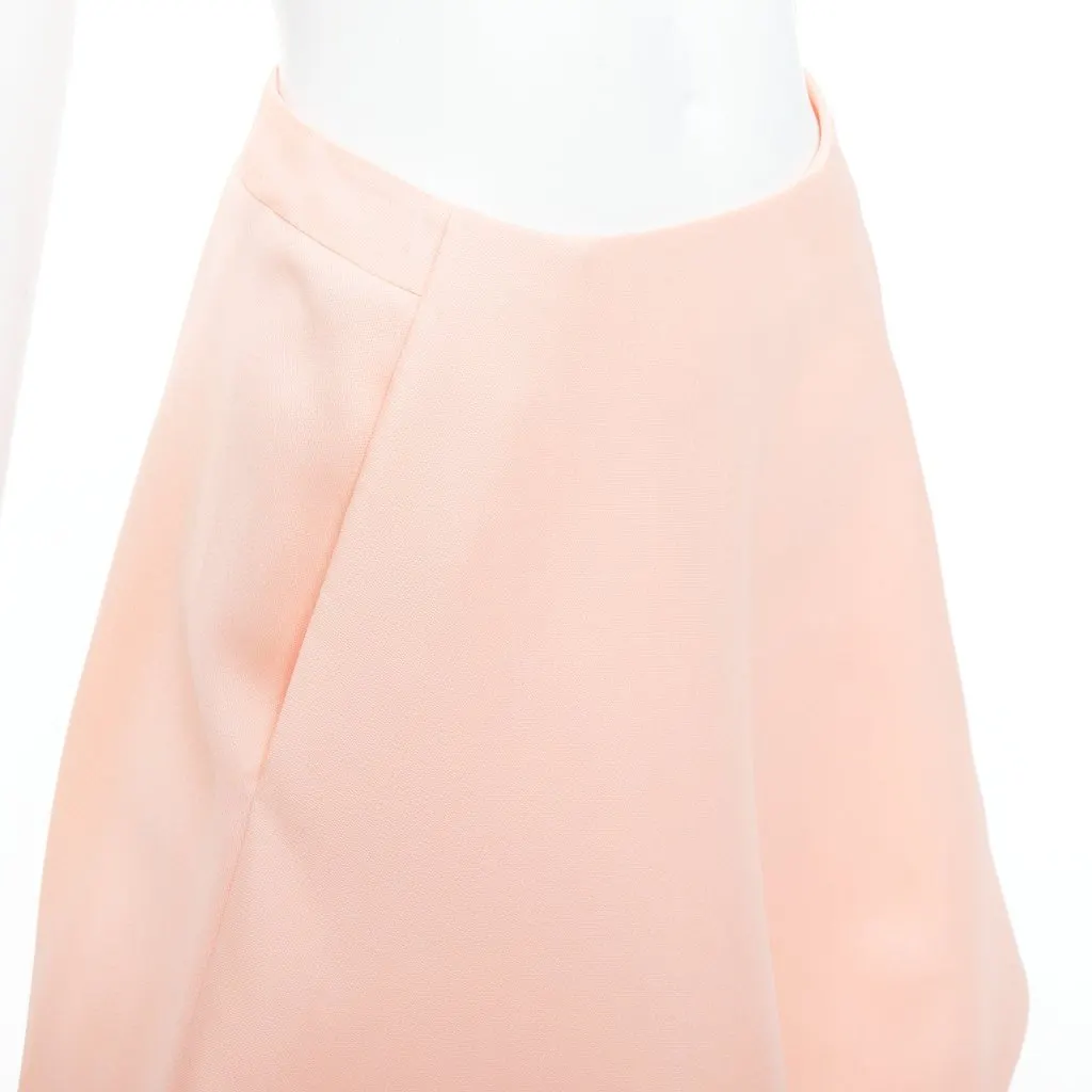 Balenciaga Crepe Panel Skirt Pink Silk Never worn - Back View