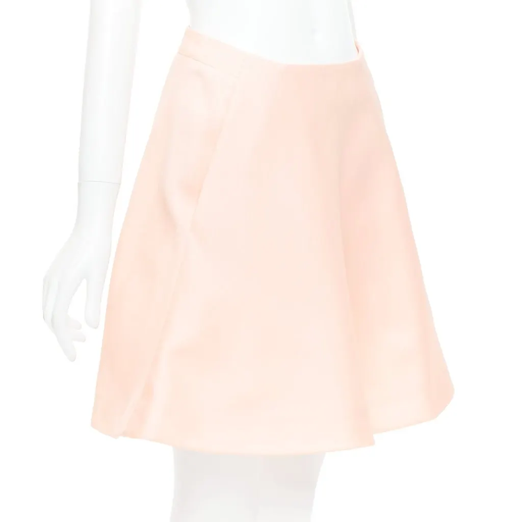 Balenciaga Crepe Panel Skirt Pink Silk Never worn - Inside View