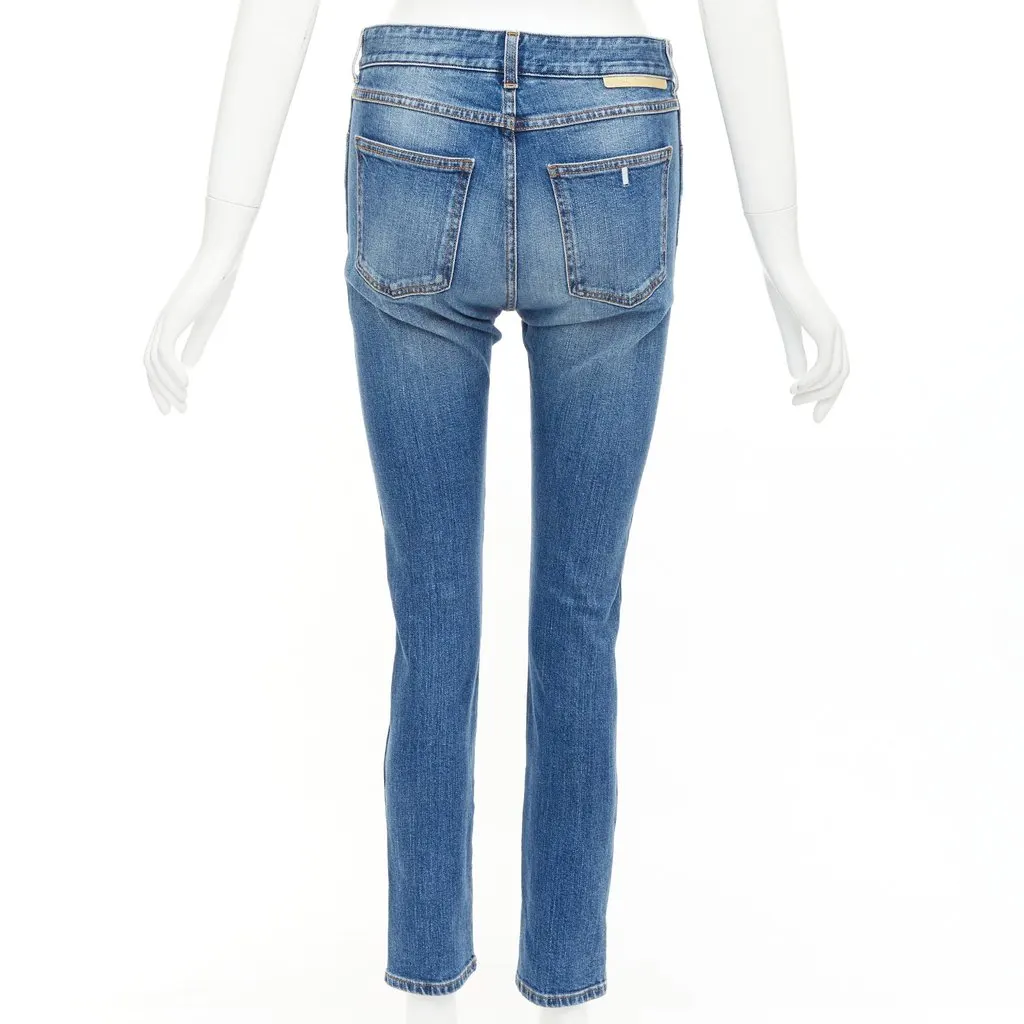 Stella McCartney Superhero Patch Jeans Blue Cotton Never worn - Box View