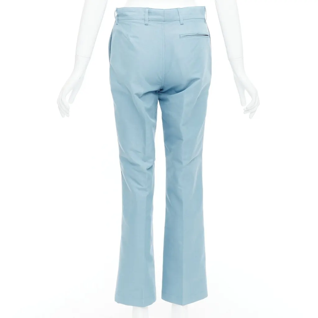 Balenciaga Logo Tapered Pants Blue Polyamide Never worn - Box View