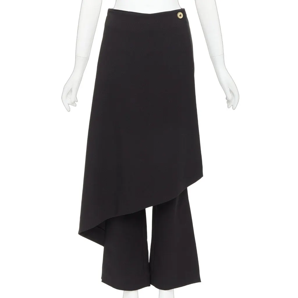 Solace London Wrap Kilt Pants Black Never worn - Front View