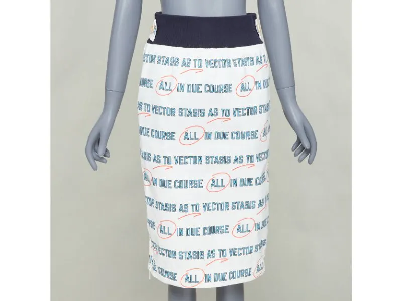 Sacai Vector Stasis / All in Due Course White Polyester Very good - Inside View