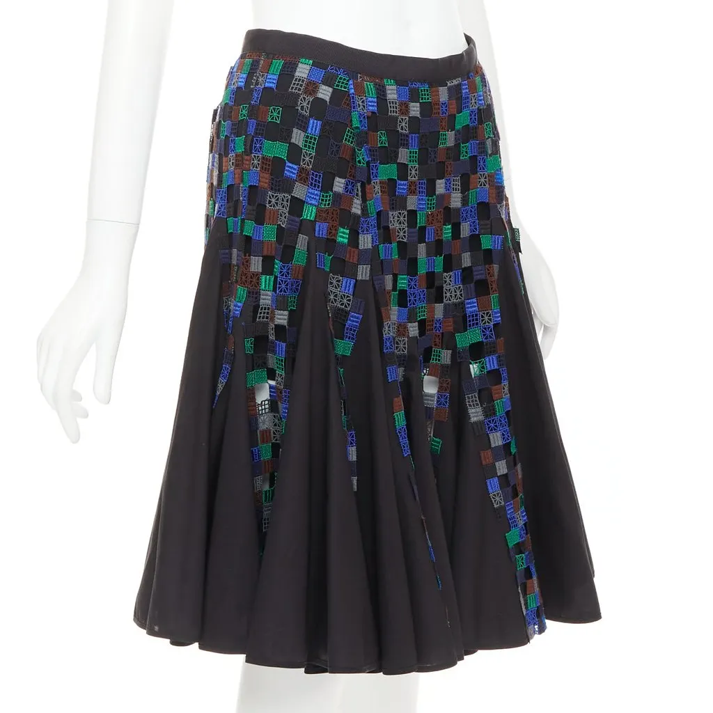 Sacai Green Cotton Skirt Green Cotton Very good - Inside View