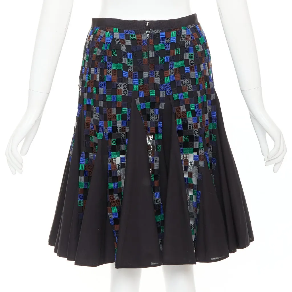 Sacai Green Cotton Skirt Green Cotton Very good - Box View
