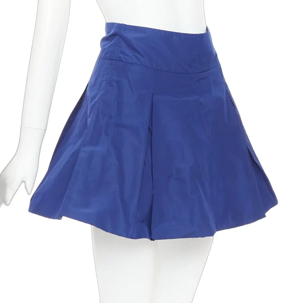 Miu Miu Blue Skirt Blue Polyamide Very good - Front View