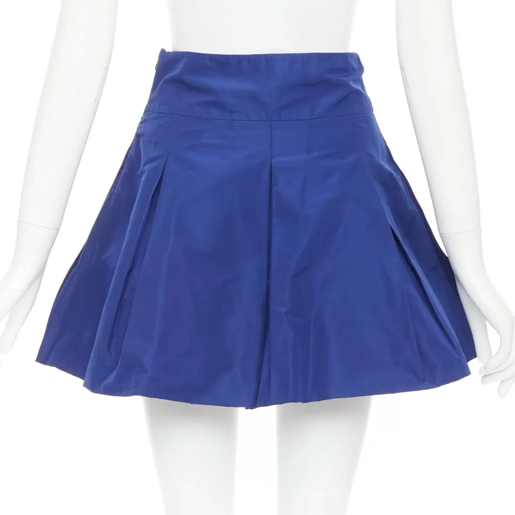Miu Miu Blue Skirt Blue Polyamide Very good - Model View