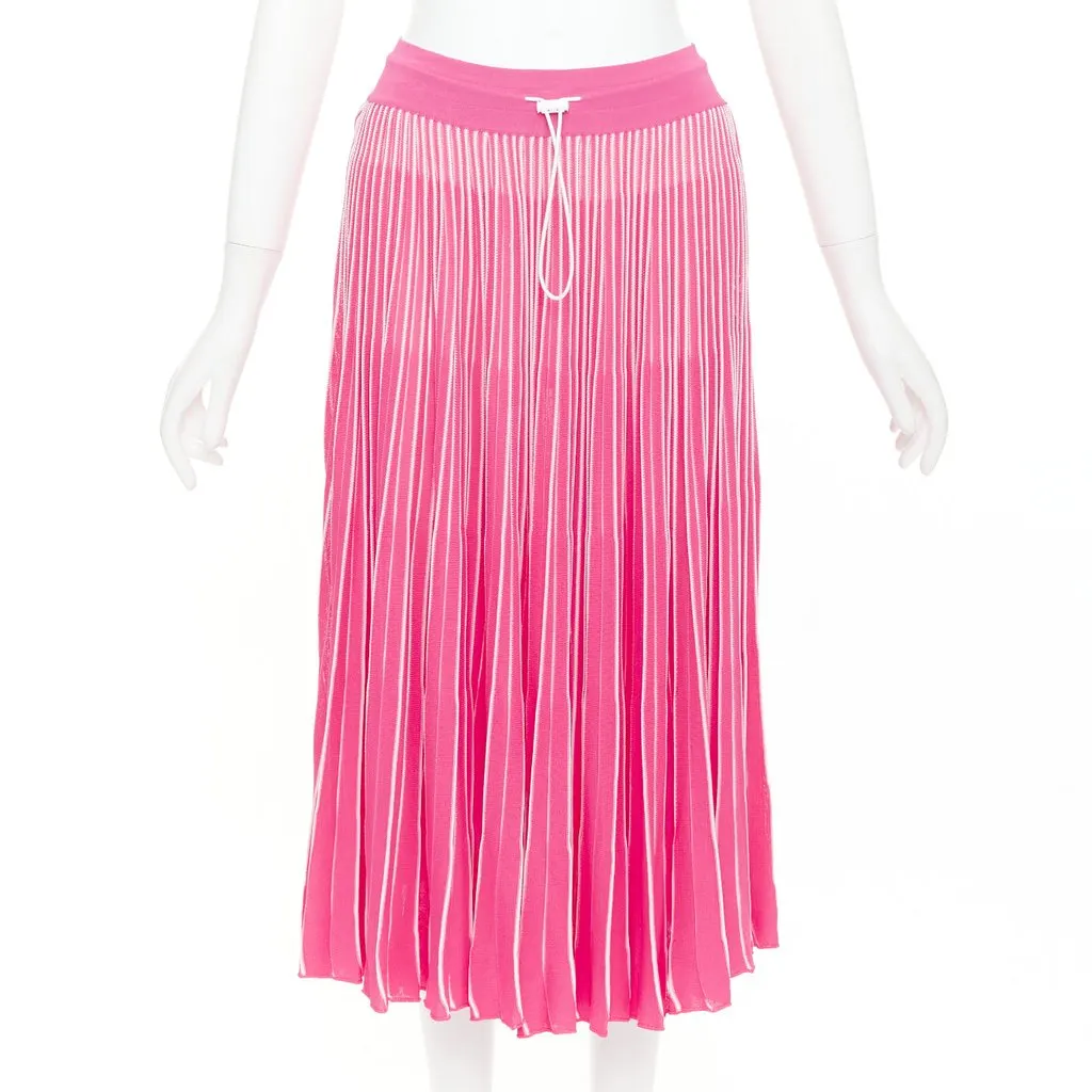Valentino Pink Viscose Skirt Pink Viscose Very good - Front View