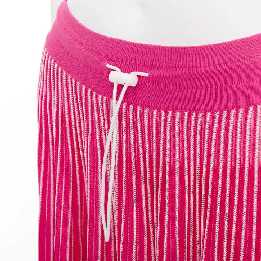 Valentino Pink Viscose Skirt Pink Viscose Very good - Back View