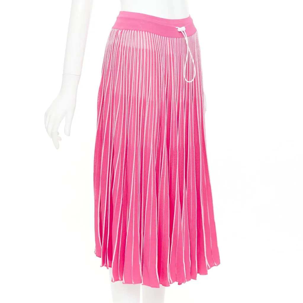 Valentino Pink Viscose Skirt Pink Viscose Very good - Inside View