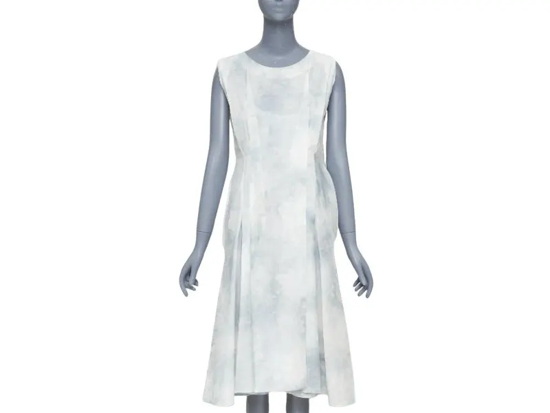 Marni Ecru Cotton Dress Beige Cotton Very good - Front View
