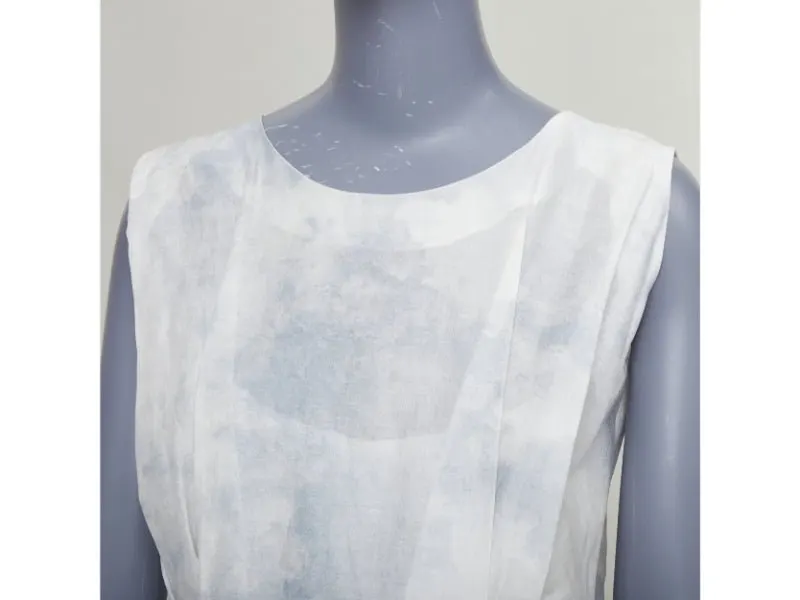 Marni Ecru Cotton Dress Beige Cotton Very good - Back View