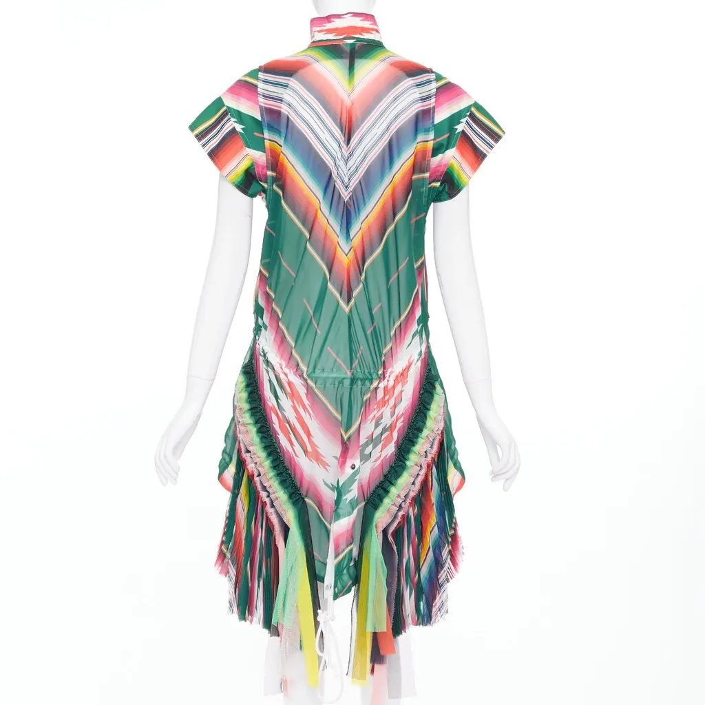 Sacai MultiColor Polyester Dress MultiColor Polyester Very good - Box View