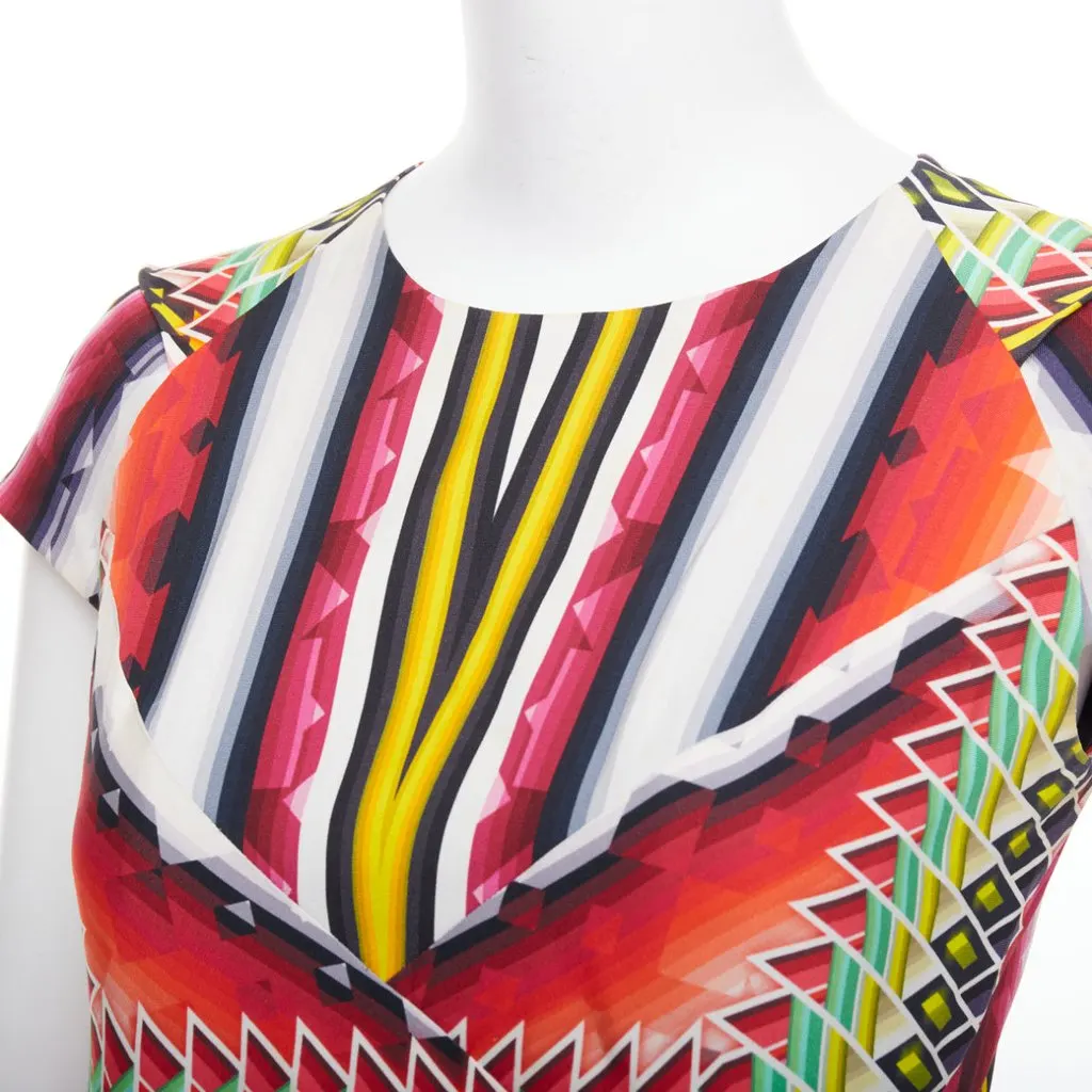 Peter Pilotto MultiColor Silk Dress MultiColor Silk Fair - Back View