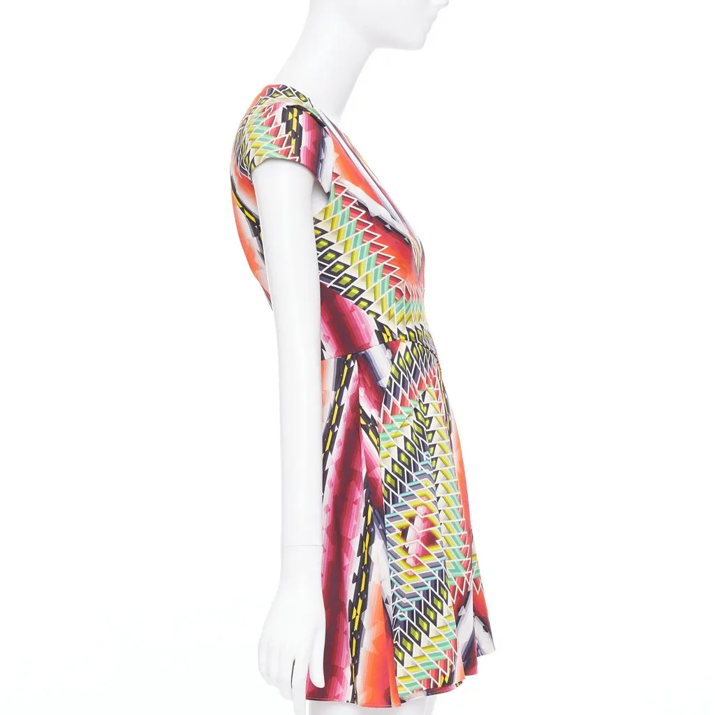 Peter Pilotto MultiColor Silk Dress MultiColor Silk Fair - Model View