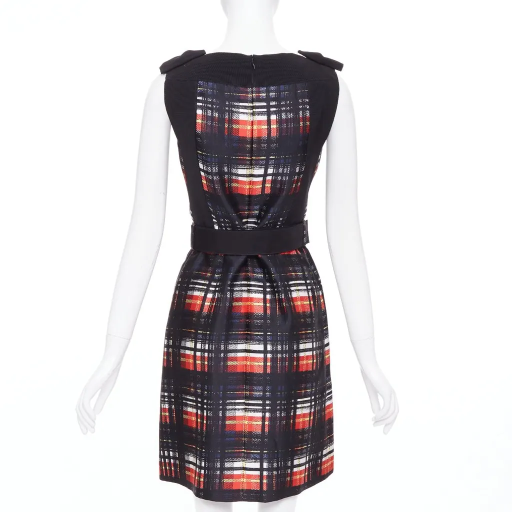 Prada Black Wool Dress Black Wool Very good - Box View