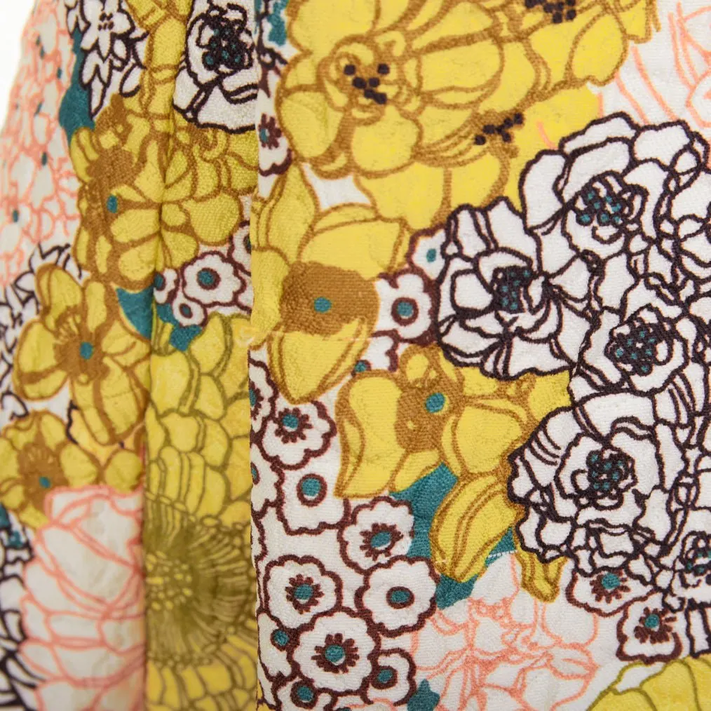 Giambattista Valli Yellow Polyester Dress Yellow Polyester Very good - Back View