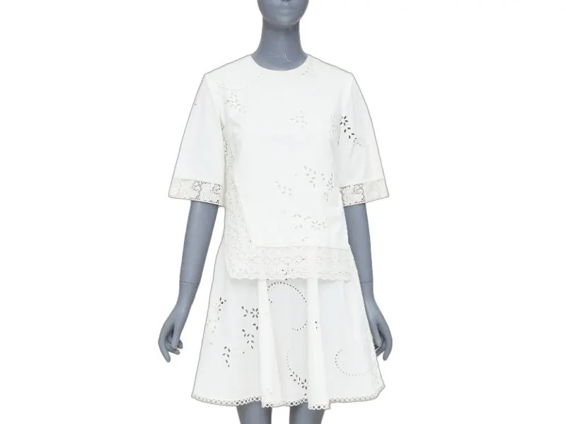 Stella McCartney Ecru Cotton Dress Ecru Cotton Fair - Front View