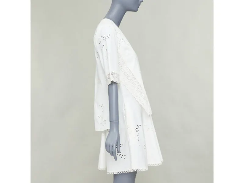 Stella McCartney Ecru Cotton Dress Ecru Cotton Fair - Model View