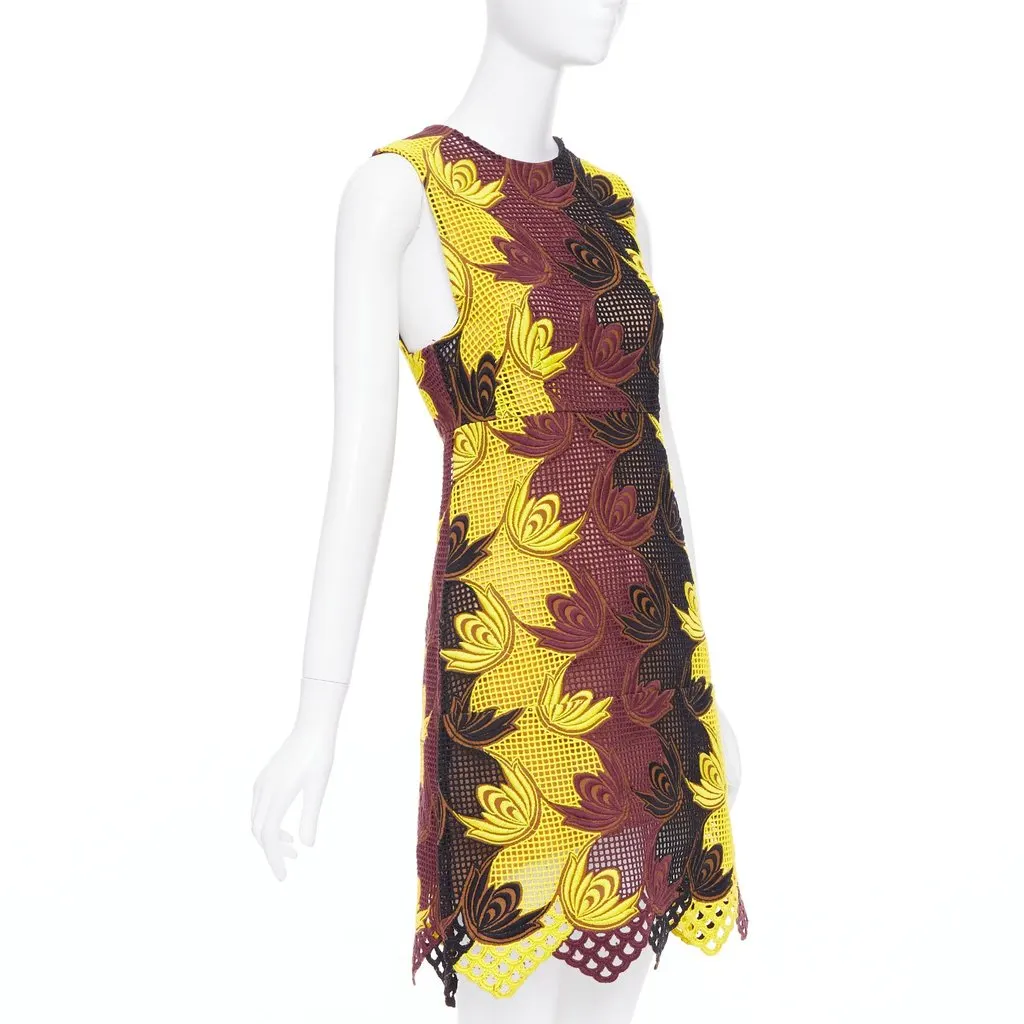 Marni Yellow Polyester Dress Yellow Polyester Very good - Inside View