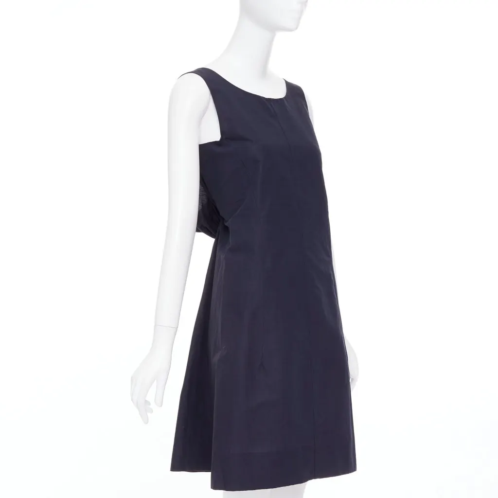 Marni Navy Cotton Dress Navy Cotton Very good - Front View