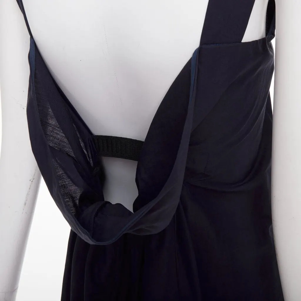 Marni Navy Cotton Dress Navy Cotton Very good - Back View