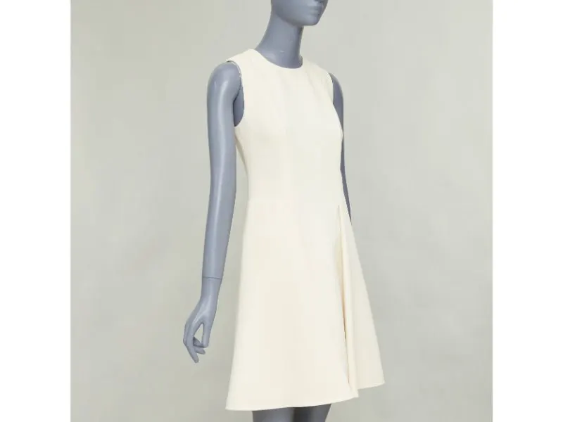 Marni Ecru Wool Dress Ecru Wool Very good - Inside View