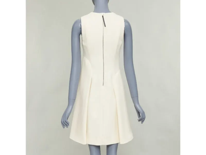 Marni Ecru Wool Dress Ecru Wool Very good - Box View