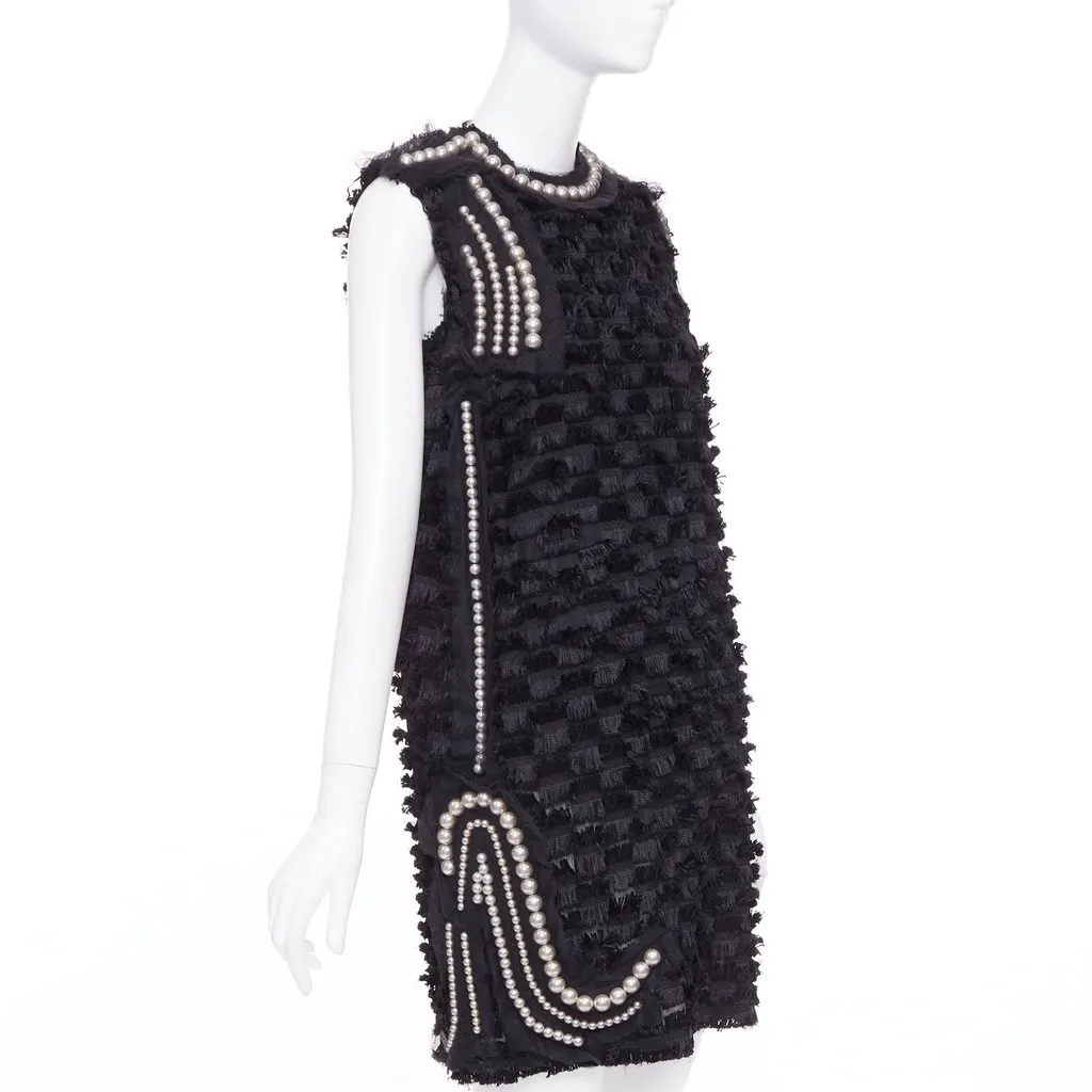 Lanvin Black Viscose Dress Black Viscose Very good - Front View