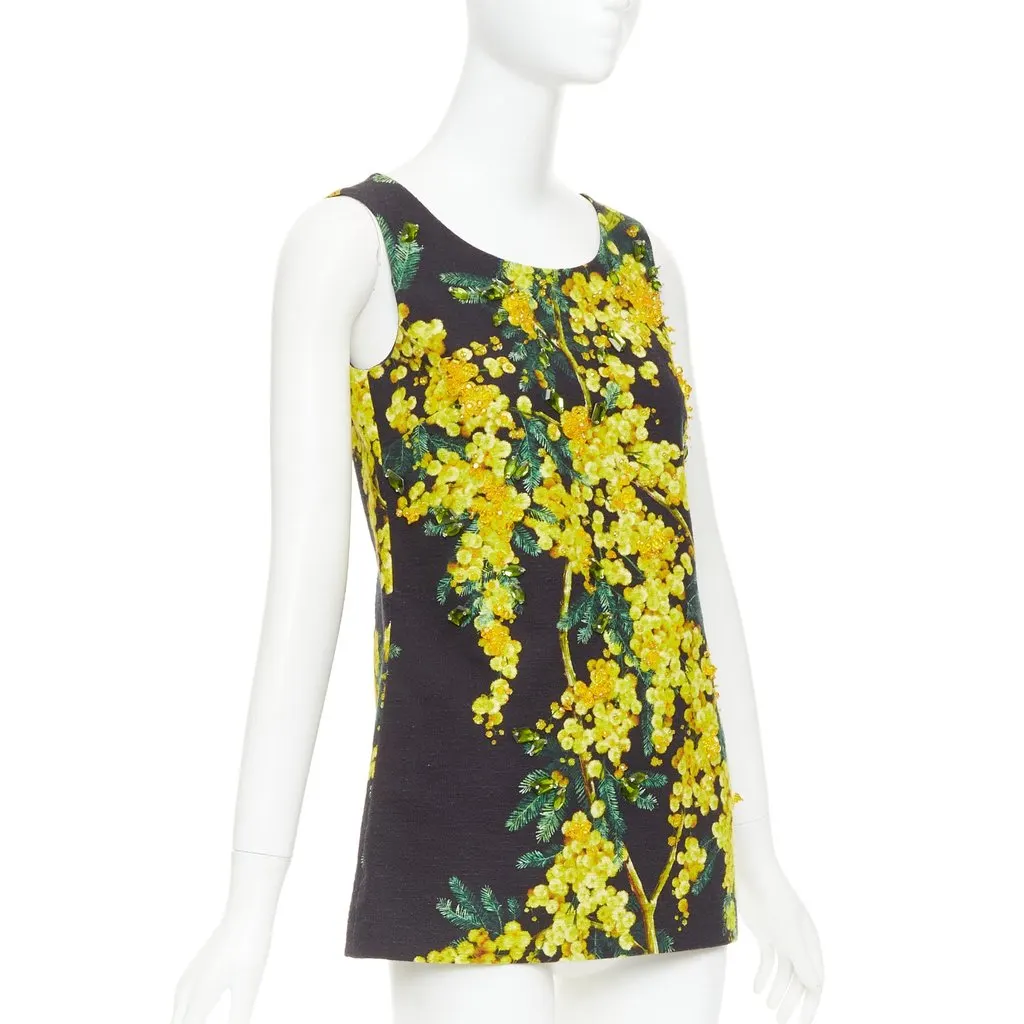Dolce & Gabbana Black Polyester Top Black Polyester Very good - Inside View