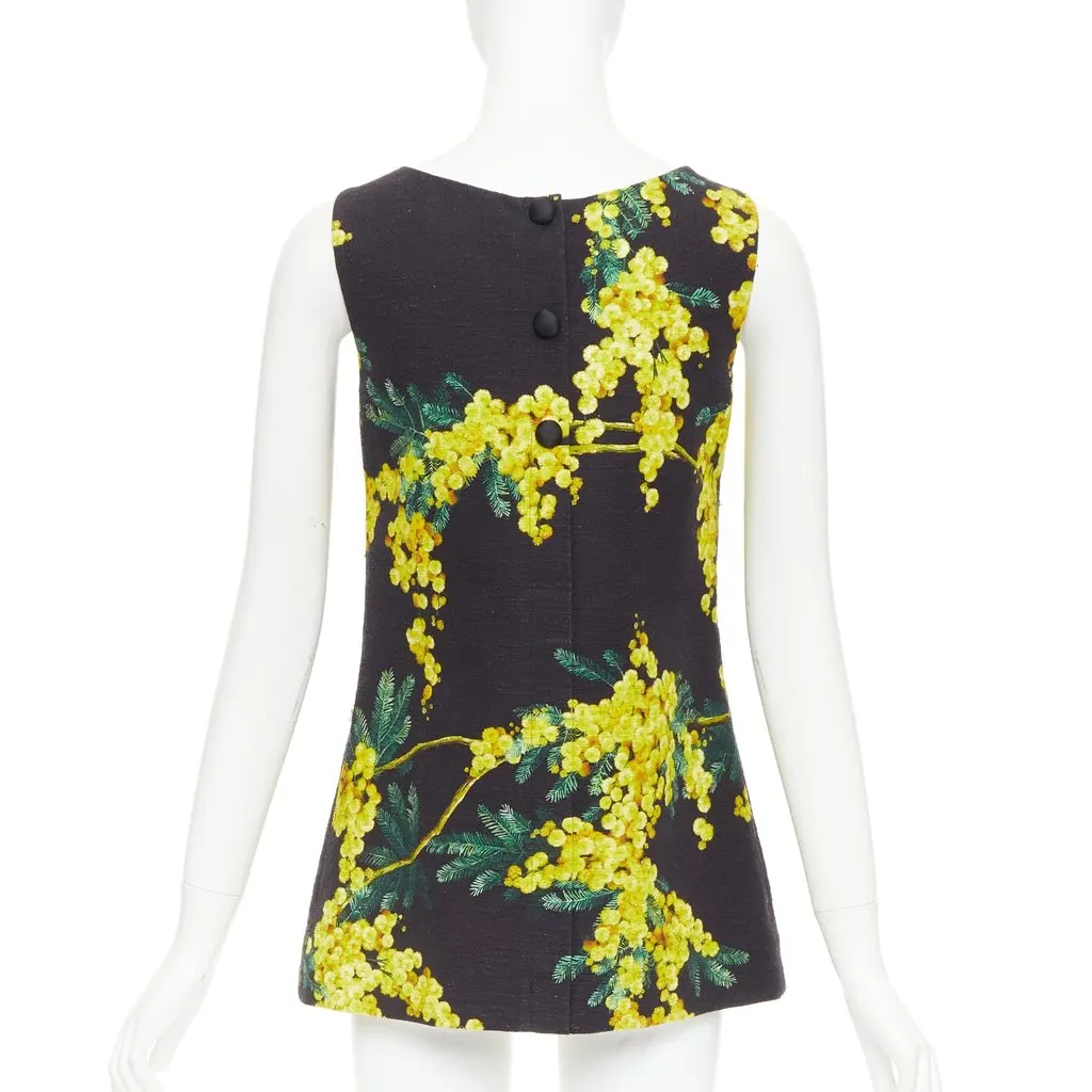 Dolce & Gabbana Black Polyester Top Black Polyester Very good - Box View