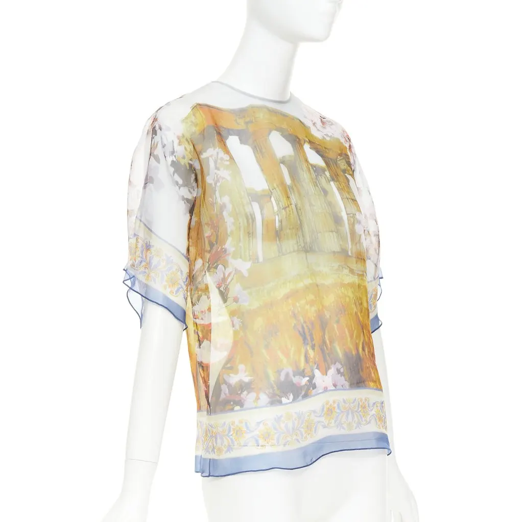 Dolce & Gabbana MultiColor Silk Top MultiColor Silk Very good - Inside View