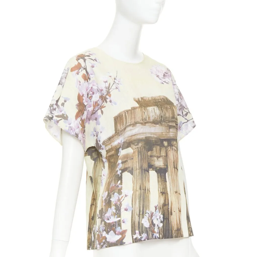 Dolce & Gabbana Ecru Silk Top Ecru Silk Very good - Inside View
