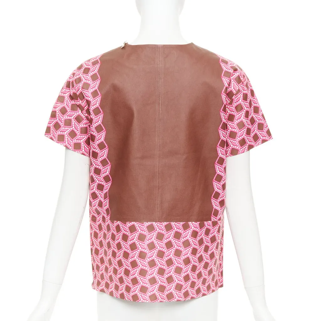 Louis Vuitton Brown Leather Top Brown Leather Very good - Box View