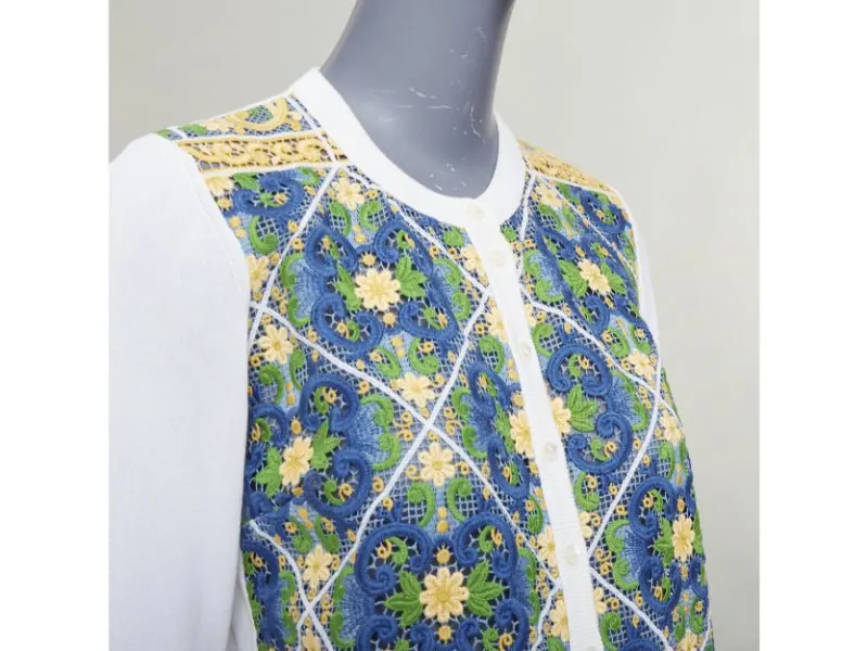 Dolce & Gabbana Ecru Cotton Knitwear Ecru Cotton Very good - Back View