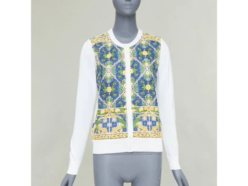 Dolce & Gabbana Ecru Cotton Knitwear Ecru Cotton Very good - Inside View