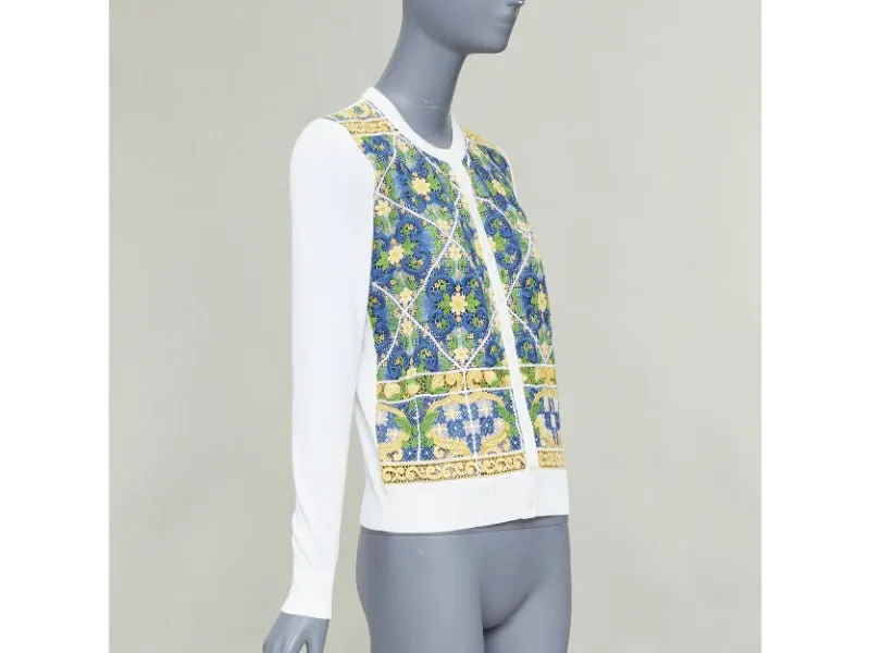 Dolce & Gabbana Ecru Cotton Knitwear Ecru Cotton Very good - Model View